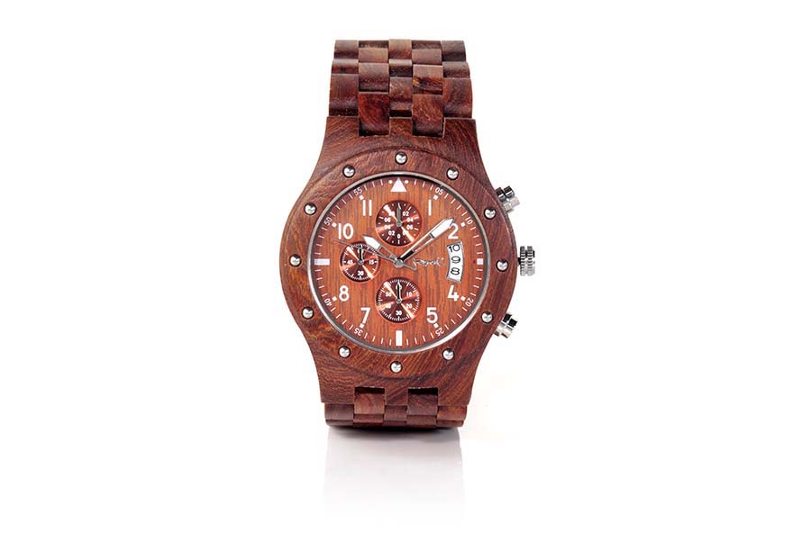 Eco Watch made of Sandalwood CHRONO SUNRISE...  for Wholesale & Retail | Root® Watches 
